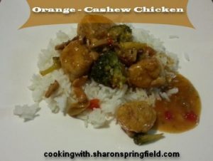 Orange Cashew Chicken Recipe