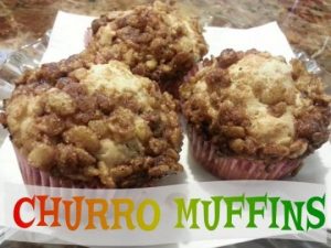 Churro Muffins