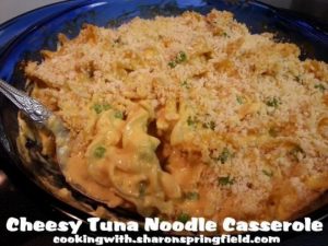 Easy Cheesy Tuna Noodle Casserole