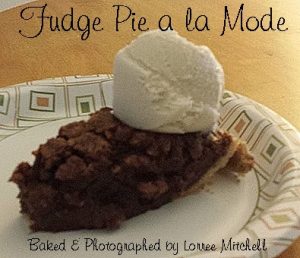 Fudge Pie a la mode