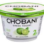 Chobani Greek Yogurt Lime Flavored