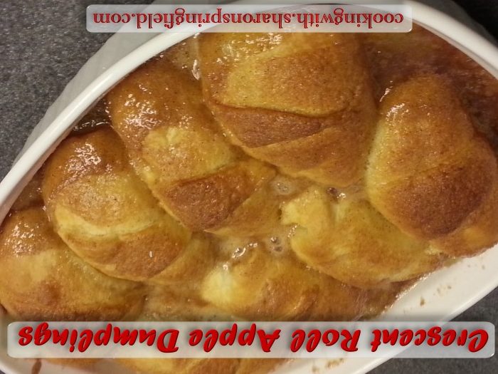 Crescent Roll Apple Dumplings