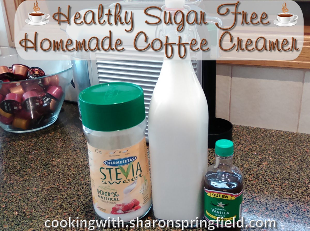 Healthy Sugar Free Homemade Coffee Creamer